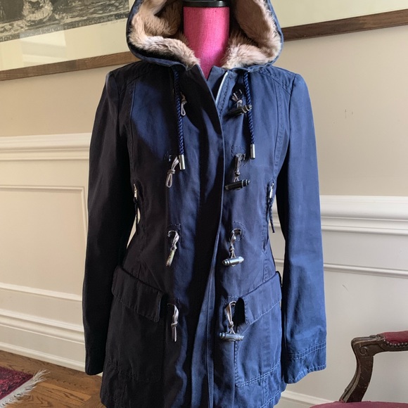 Hugo Boss Hooded Fur Lined Jacket - Picture 3 of 5